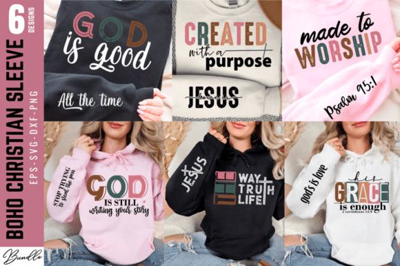 Boho Christian SVG PNG Bundle