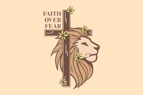 Faith over Fear T-shirt Christian Design