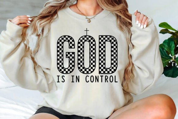 GOD is in Control SVG PNG, Christian SVG
