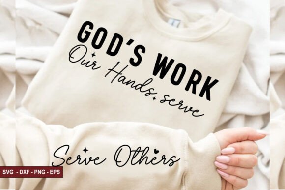 God Jesus Bible Sleeve SVG for T-Shirt Designs