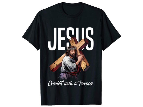 Jesus Created with a Funny T-Shirt Designs