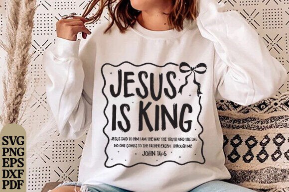Jesus is King PNG SVG, Christian PNG