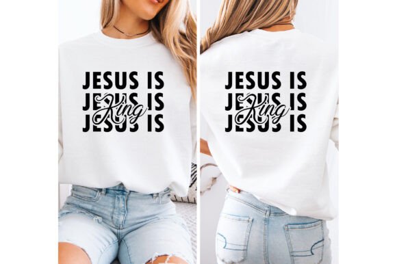 Jesus is King SVG T-Shirt Designs
